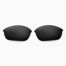 Walleva Black ISARC Polarized Replacement Lenses for Oakley Half Jacket 2.0 (OO9144 Series) Sunglasses